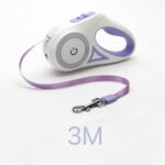 LED Retractable Leash （violet）